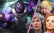 League of Legends' Dr Mundo alongside three ex-UK Prime Ministers.